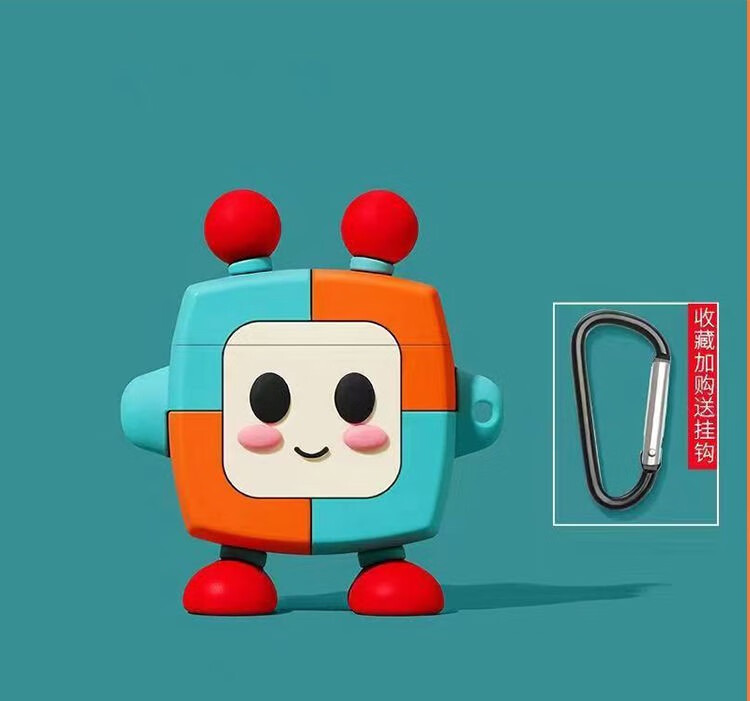 套pro6蓝牙耳机保护套第五代圆形耳机套联想ht38硅胶软壳j6卡通可爱