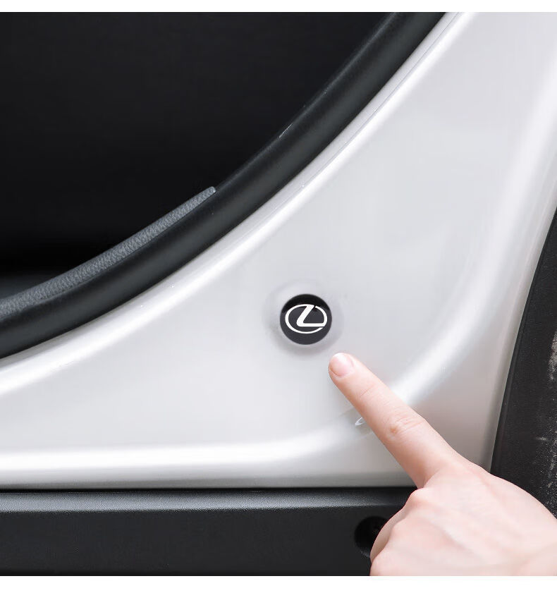 适用于雷克萨斯改装减震垫es200300h250is250rx270450hctgs车门贴