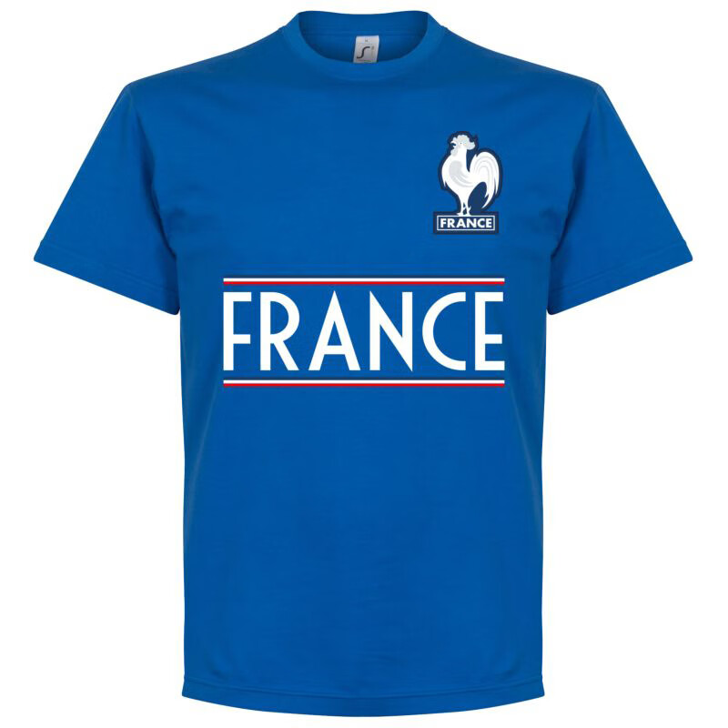 保罗2022世界杯france 法国国家队纪念版复古球衣球迷周边运动足球t恤
