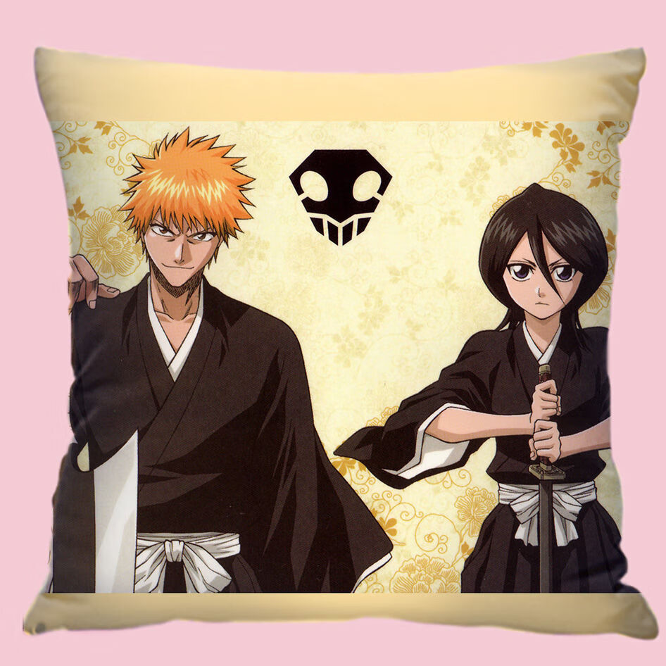 死神周边抱枕黑崎一护日番谷冬狮郎动漫靠枕头生日礼物定做 1 35x35