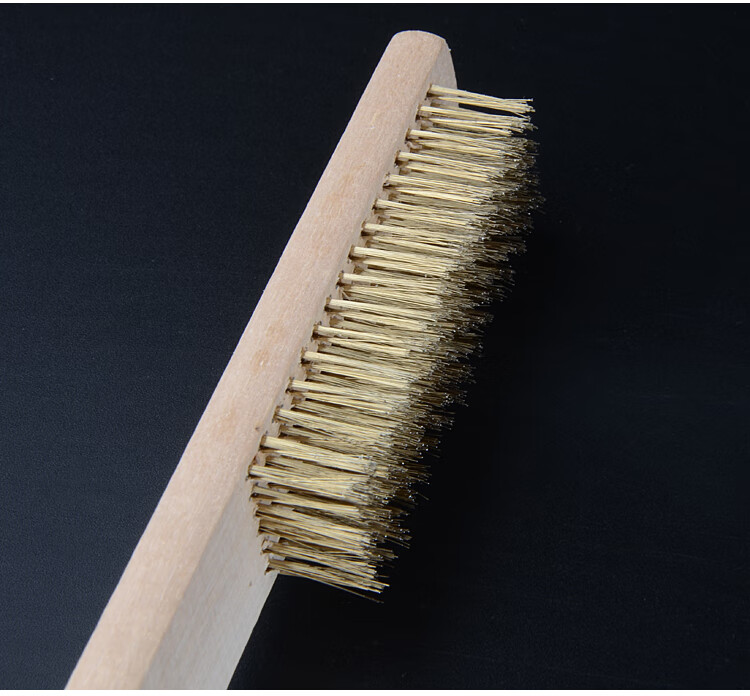 钢丝刷镀铜黄铜丝刷锈钢刷金属表面清洁刷除漆除锈刷子板刷文玩刷