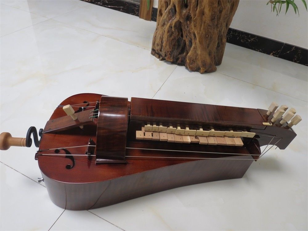 【品质好物】手摇风琴绞弦琴 摇弦琴 6弦24键手摇风琴制作 鸟眼【图片