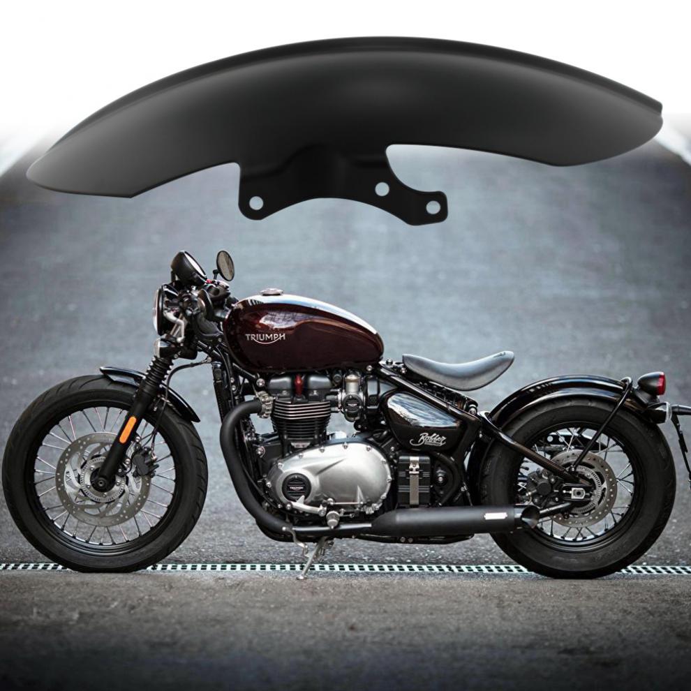 适用凯旋bobberbonnevillespeedmaster1200改装复古前挡泥板哑黑