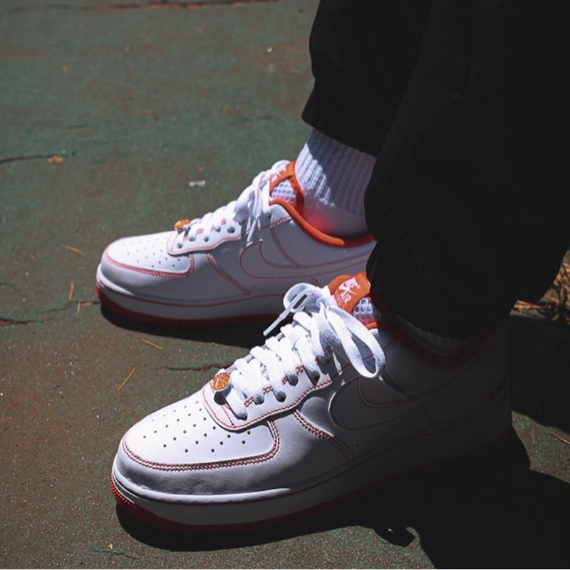 耐克nikeairforce1af1白橙洛克公园空军一号板鞋男鞋ct2585100ct
