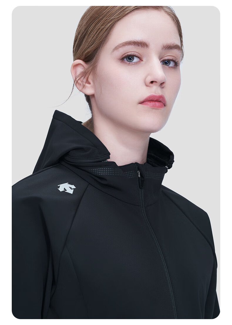 迪桑特(descente) womens running系列 女子 梭织上衣 d2432rjk04 bk
