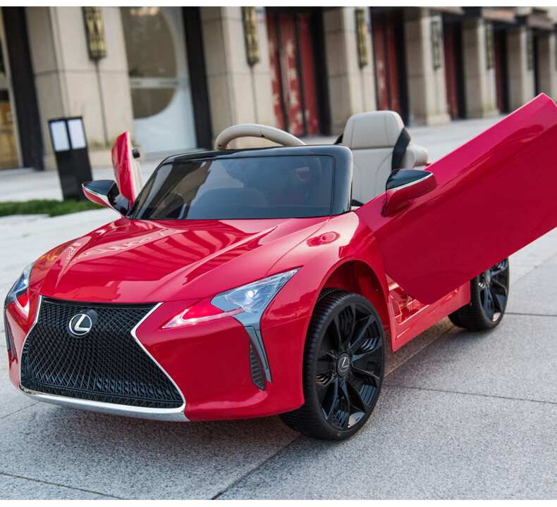 贝瑞佳berica儿童电动车雷克萨斯四驱男孩女孩摇摇车遥控小汽车宝宝