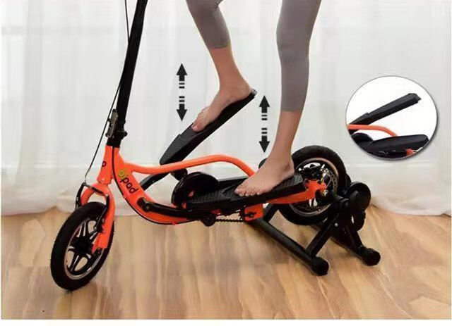 双翼脚踏车脚踏滑板车成人儿童二轮踏板车折叠健身休闲踏步车校园代步