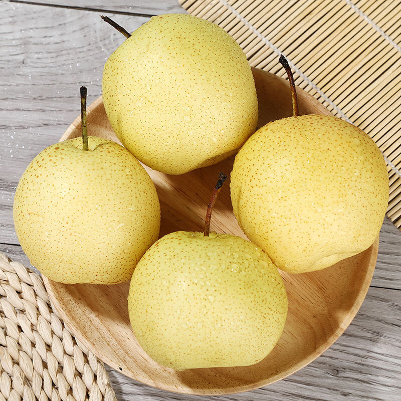 正宗雪梨河北大雪梨批发10斤冰糖雪梨新鲜梨子当季水果 净重8.