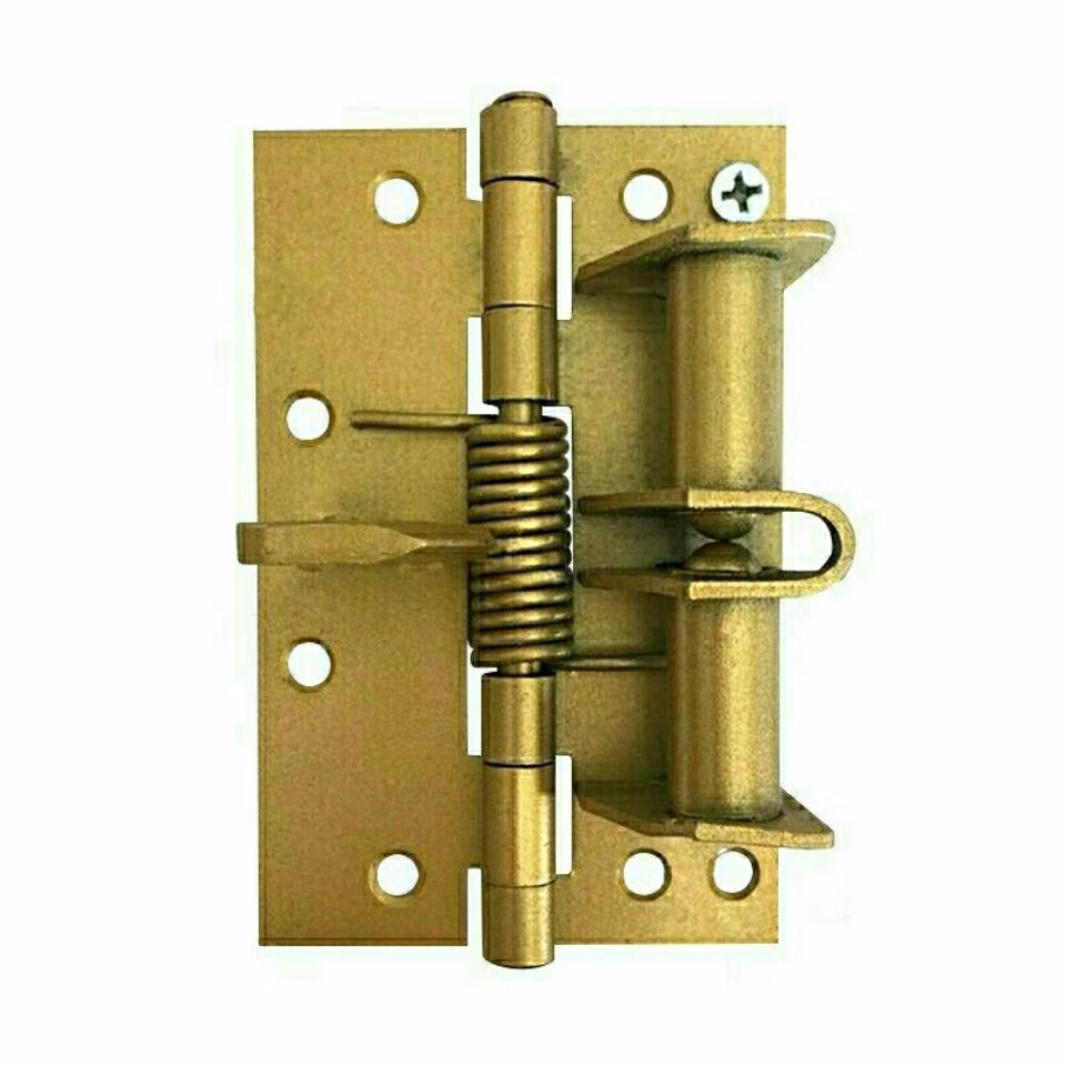 合页4寸弹簧合页自动关门90度定位纱窗门合页铝合门合页 灰色定位弹簧