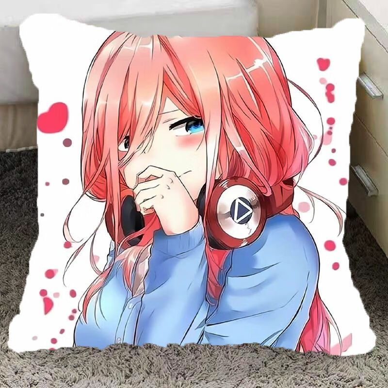 五等分的花嫁抱枕 周边中野三玖二乃二次元动漫枕头套男女生日礼物 23
