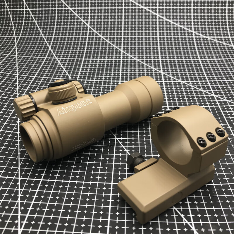 户外aimpointm2红点瞄准镜红膜高透光全息瞄准器m2还原版直臂黑色标准