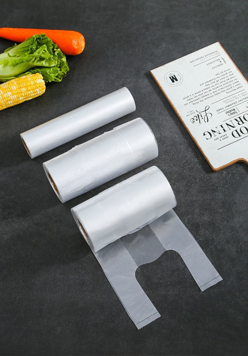 工厂直供食品级保鲜袋家用背心式保鲜袋批发加厚手提式厨房一次性食品