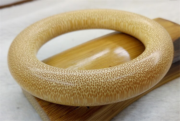 宾昔龙血金丝竹手镯男女款贵妃镯纯手工情侣手环百搭圆环镯子圆环镯