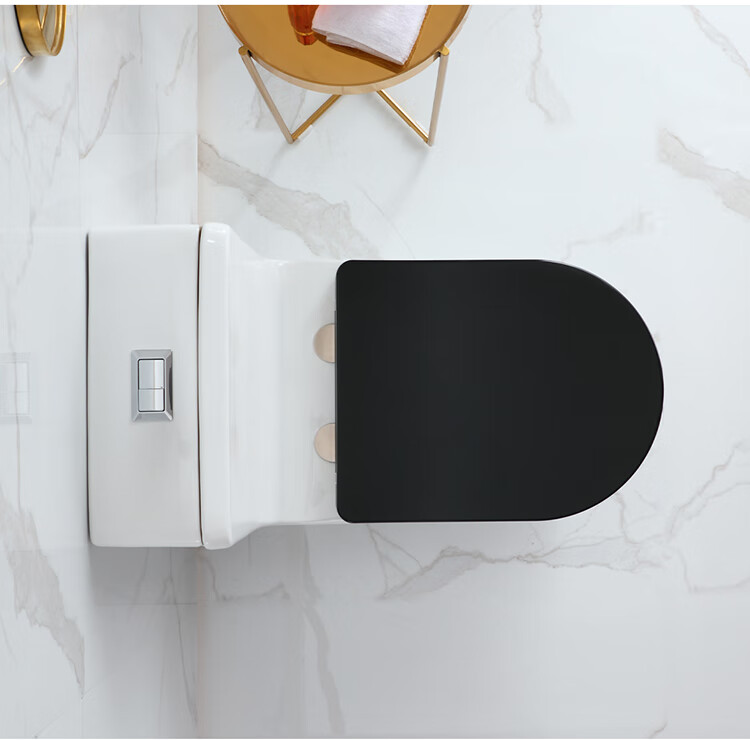 gohu卫浴马桶大冲力大口径喷射虹吸式坐便器静音防臭节水座便器家用防