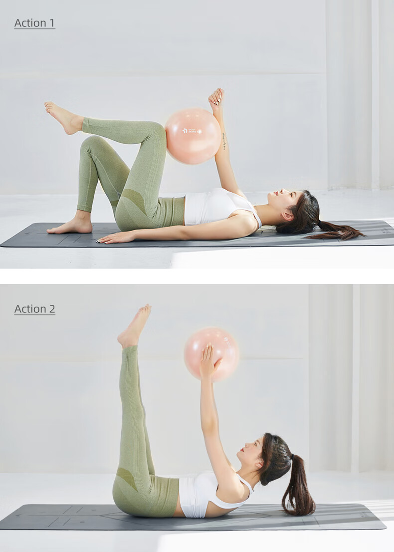 普拉提小球孕妇产后腹直肌盆底肌康复器材25cm加厚防爆健身瑜伽球