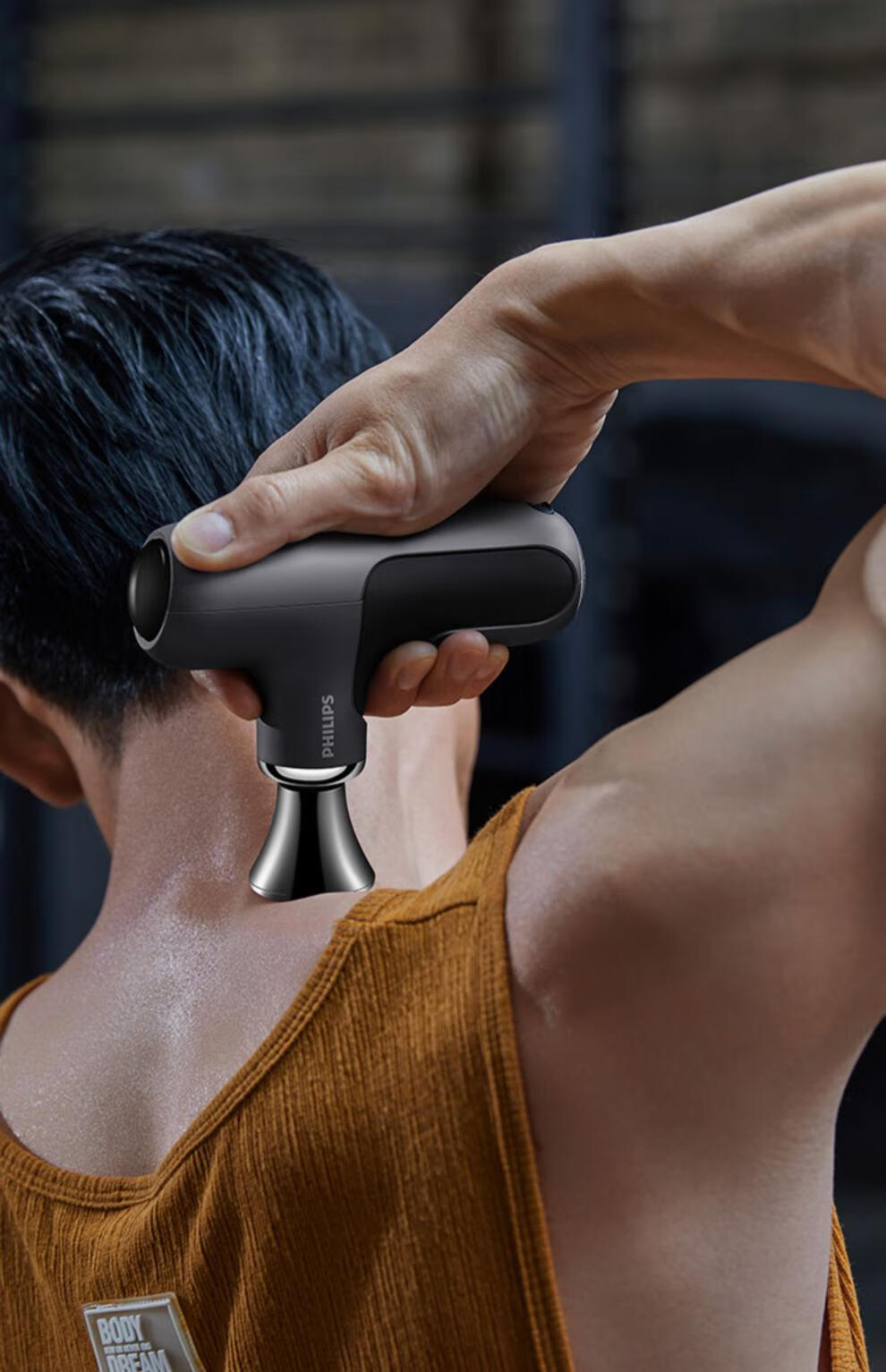 飞利浦(philips)新款筋膜枪肌肉按摩器mini颈膜枪迷你款级电动按摩枪