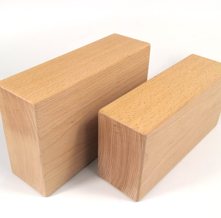 奥义瑜伽砖实木教练实木进口榉木初学者练习辅助工具木头砖微瑕疵a款1