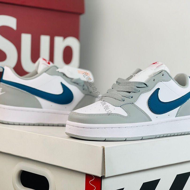 court borough low2灰白蓝男女鞋低帮休闲板鞋情侣鞋b奥特莱斯商场