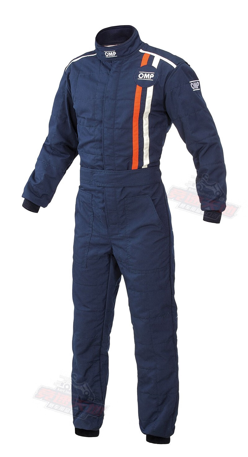 omp赛车服 classic suit 房车连体服 fia认证 防火阻燃赛车服 深蓝色