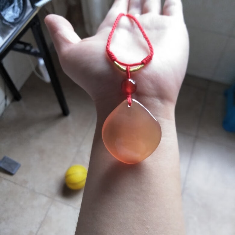 青鱼石鱼惊石原型打磨吊坠项链生日新生儿百日礼品情人节七夕 恋江南