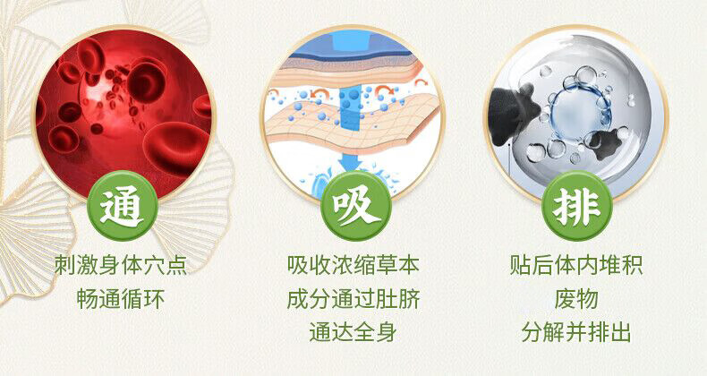 仁和肚脐贴（可搭瘦肚子燃脂膏肥胖祛湿艾草贴减紧致脂肪塑形霜) 1盒装【调整装，30贴】