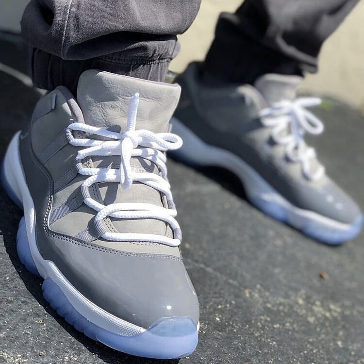 【官方旗舰】aj11康扣传奇蓝白蛇低帮篮球鞋乔11酷灰粉蛇蓝蛇男女运动