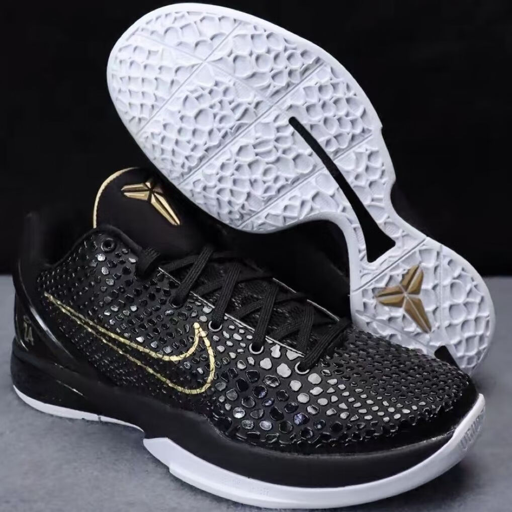 灭世纯原kobe 6 科比6代黑金天使gigi曼巴基金会kb6实战篮球鞋 36