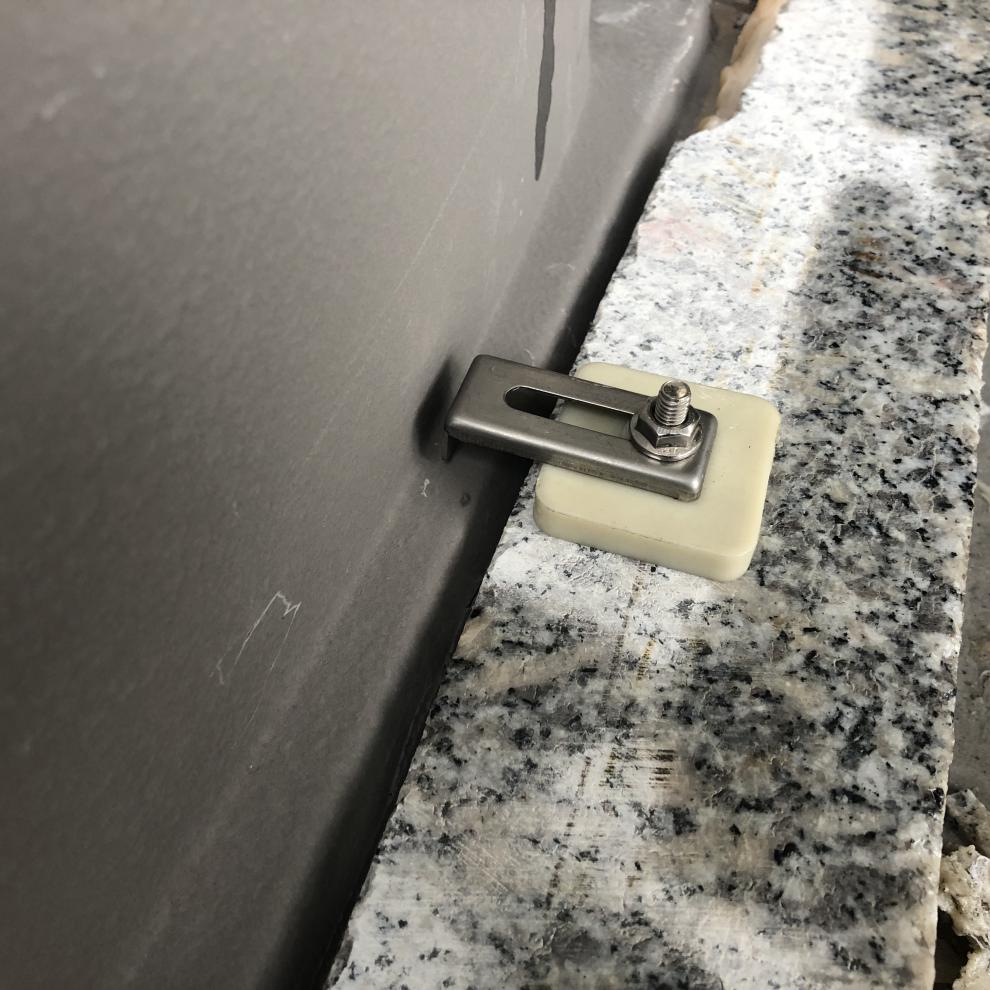 定制台下盆台中盆挂钩不锈钢水槽掉落固定支撑挂件扣件洗脸盆架10个一