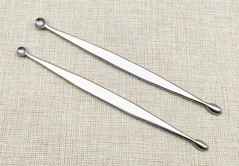 不锈钢骨科刮匙手术器械宠物医院用刮匙双头刮匙骨科刮勺眼科刮匙