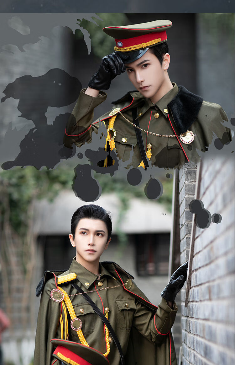 虞归晚军阀装大帅服老九门张大佛爷同款军阀装表演服cosplay服套装 男