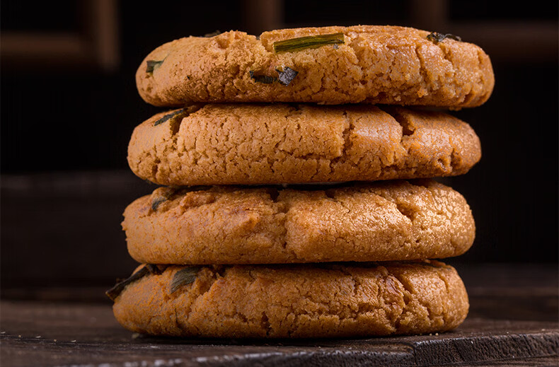 福州特产百饼园桃酥饼干酥饼老式酥饼传统糕点手工茶点小吃240g盒葱香