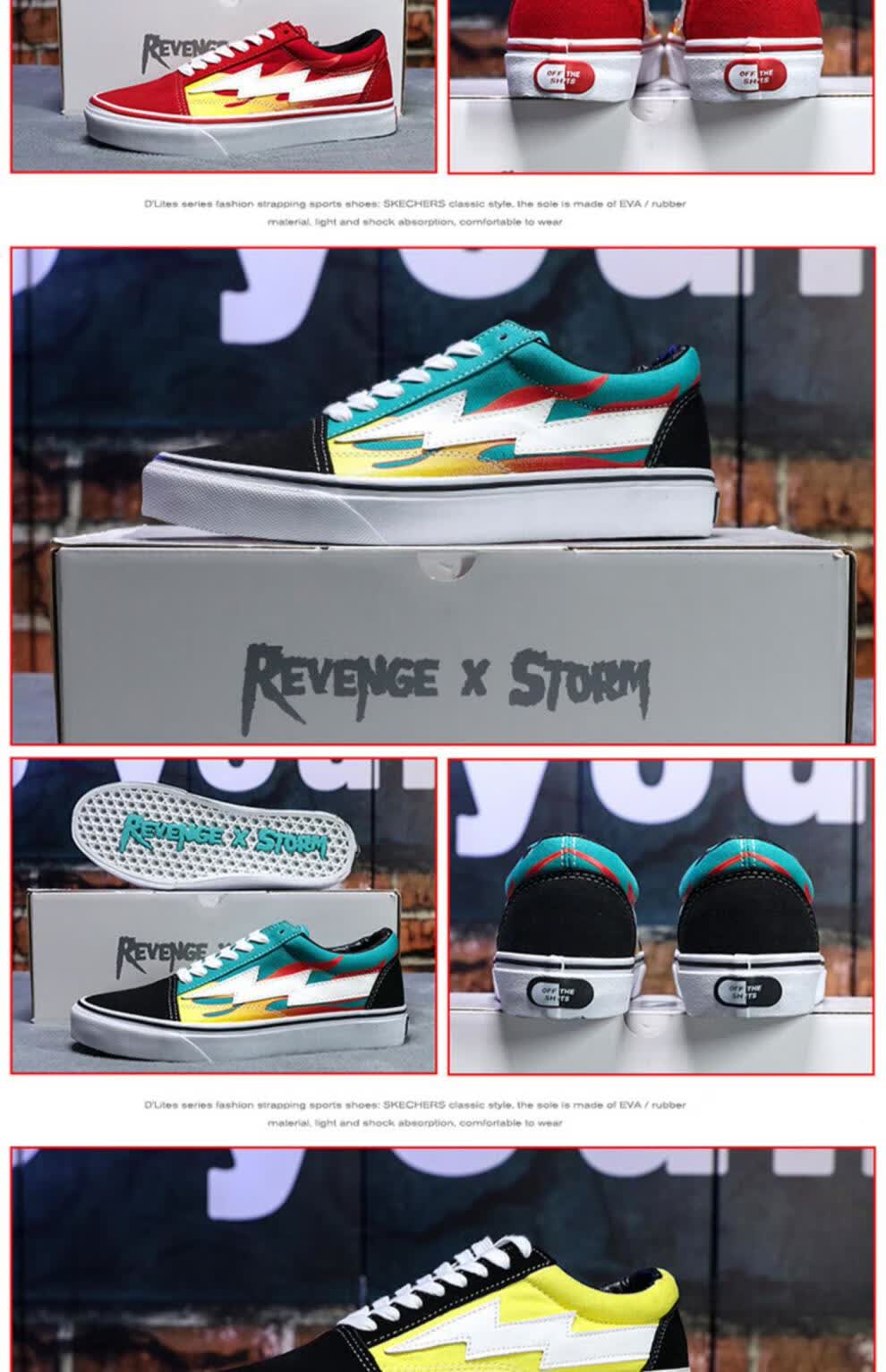 【顺丰】美版礼高复仇风暴revenge x storm闪电鞋洛杉矶限定腰果花