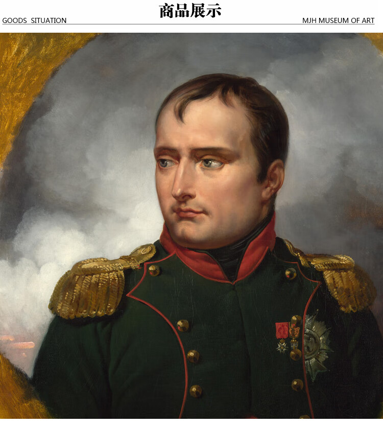 拿破仑画像挂画欧式客厅背景装饰画玄关走廊过道书房酒店墙壁油画