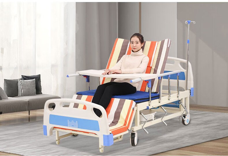 病床瘫痪病人老人翻身医疗床手动升降床 abs单摇简易款【图片 价格