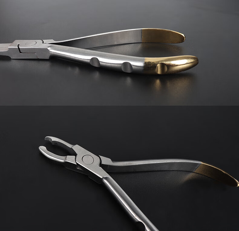 素界保健器械店 乳牙预成冠钳预成冠钳子卷边钳缩颈钳破冠钳鸟嘴钳