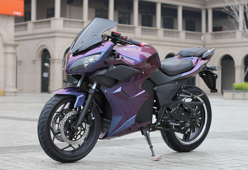 电动摩托车跑车电动车电摩趴赛成人代步地平线大型公路赛电瓶车变色龙