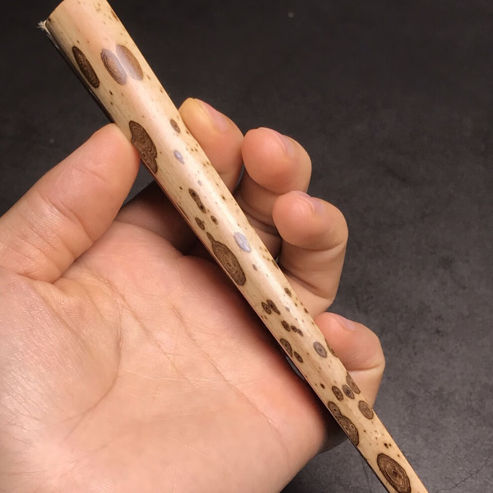 圣手天华梅鹿竹折扇现货一把一物一图女士折扇文玩竹子折扇秋扇