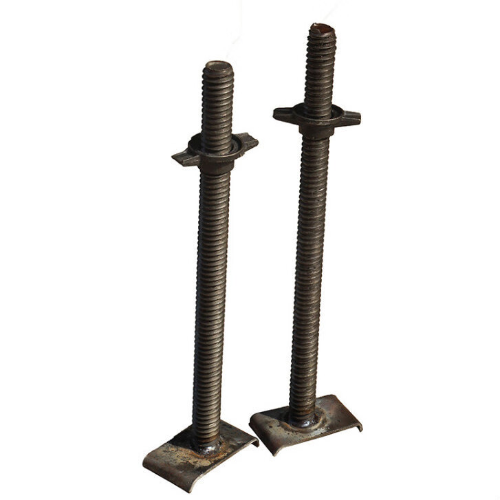 文茸顶托丝杠钢管支撑可调节空心底拖实心上托油托顶丝可定制顶托空心