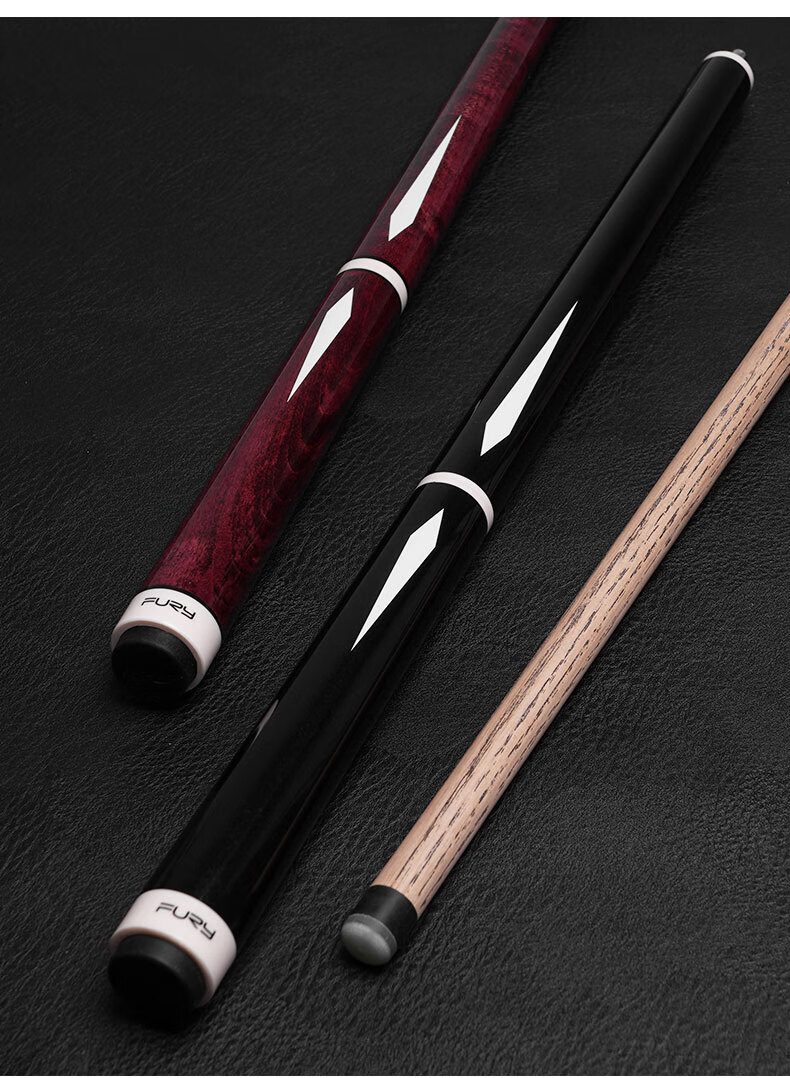 fury fury威利jps跳杆飞利黑八台球杆黑8球杆大头威力跳球杆单跳桌