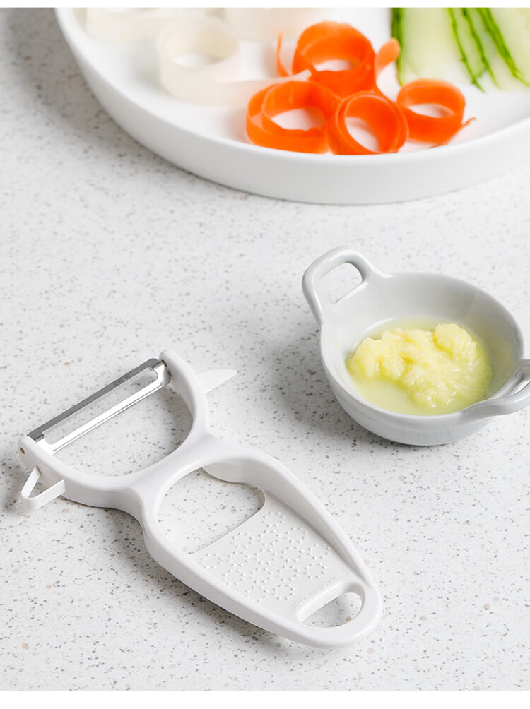 特百惠商场同款日本进口水果削皮刀土豆削皮器刨刀果皮刀不锈钢果蔬刮