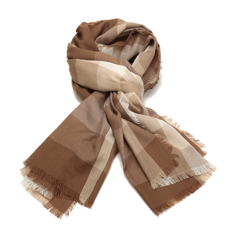 20春夏burberry 博柏利/巴宝莉 男女通用款羊绒长方形围巾 8024503 深