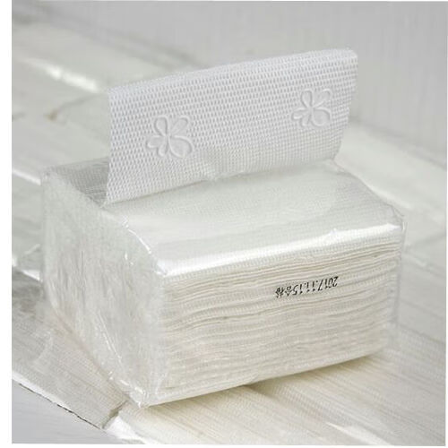 饭店专用餐巾纸方形抽纸巾大排档小吃店单层压花小包纸抽整箱100包5个