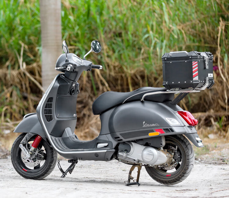 loboo萝卜尾箱 维斯帕 改装 vespa150尾箱 vespa gts300尾箱尾架后