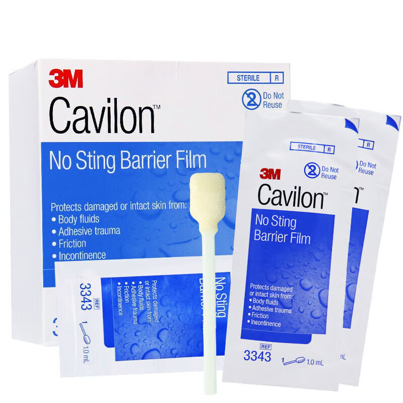 3m液体敷料3343cavilon进口皮肤保护膜造口皮肤护理棉棒式 3m 3343