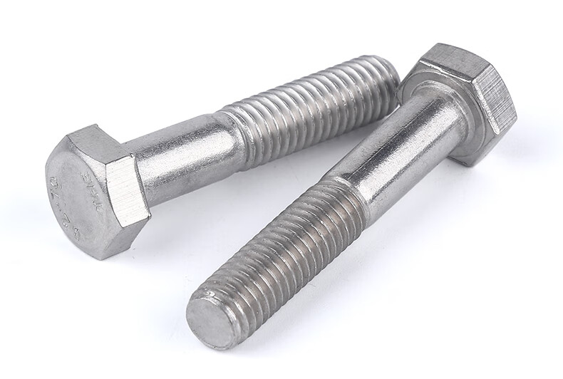 m6-m12 304不锈钢半牙外六角螺丝gb5782/din931 外六角半牙螺栓 m6*65