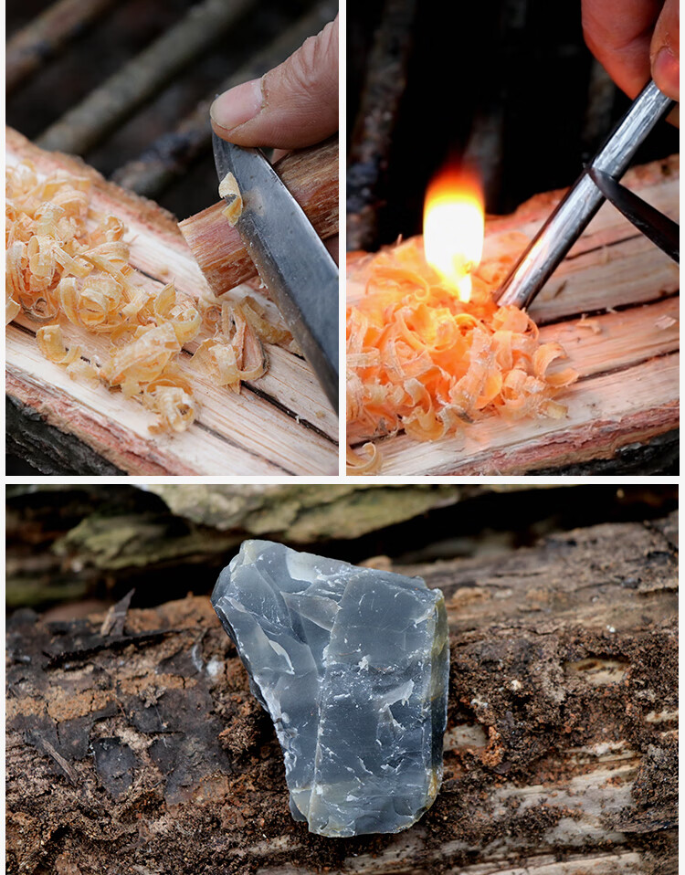 kd 户外野营生存高油脂松明精品盒装 引火点火松明子 松明 盒子 打火