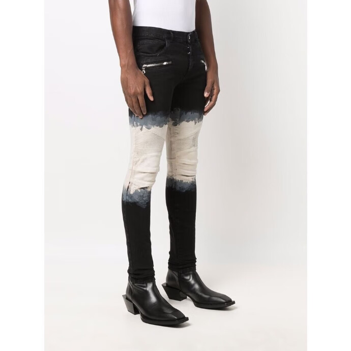 欧洲直采balmain巴尔曼男装2022春夏男士牛仔裤xh1mg005db49eab花色30