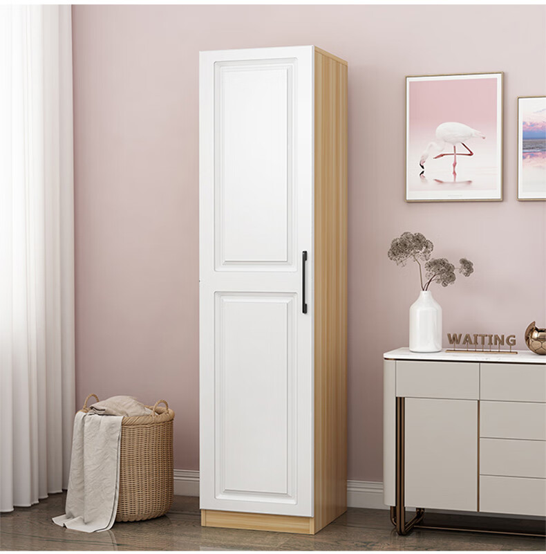 小米(mi)生态家居同款小户型家用卧室实木单门衣柜50cm多功能收纳