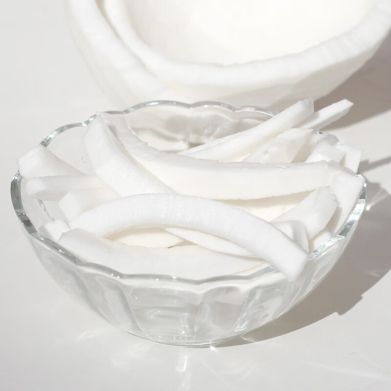 春光岛大菜园 切条椰子肉 海南椰子鸡配料 老椰子肉 椰子鸡汤配料