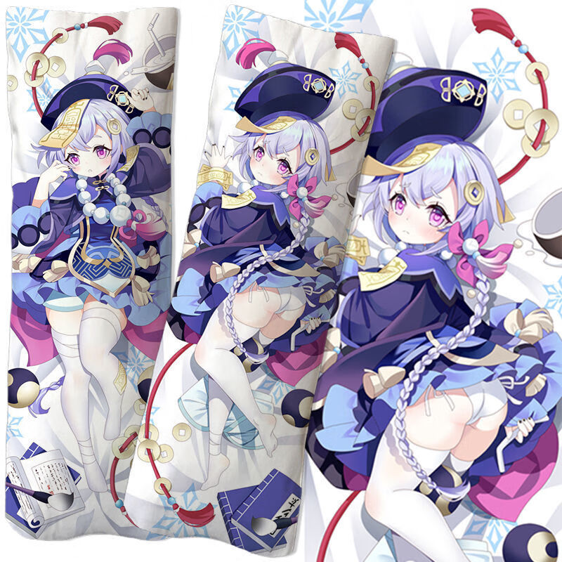 原神等身抱枕 二次元动漫原神胡桃等身抱枕睡觉多功能靠枕定制照片床